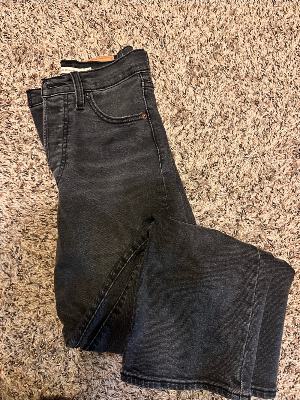 Levi's Black Straight Leg Women's Jeans